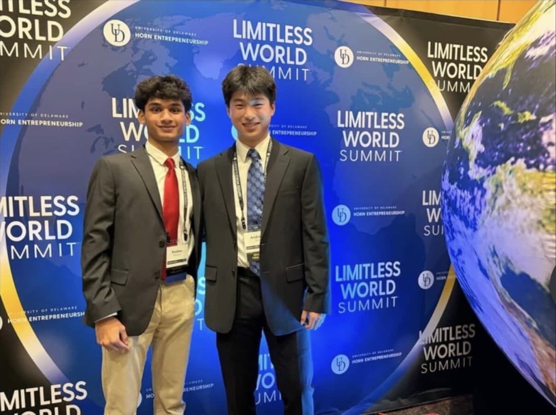 Keshav and Andrew at the Limitless World Summit